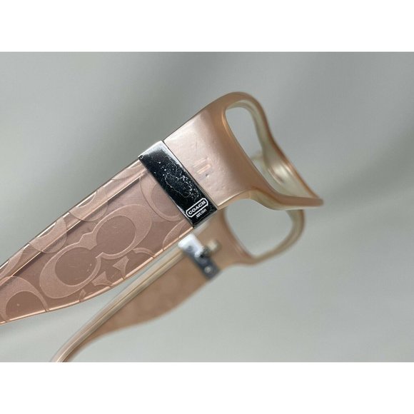 Coach Sunglasses Frame Only Discontinued Abigale Pink Frame Only No Lenses - Picture 8 of 12